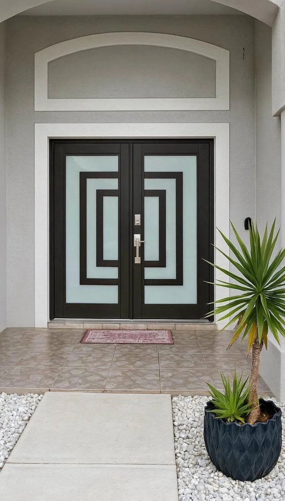 Puerta de impacto moderna
