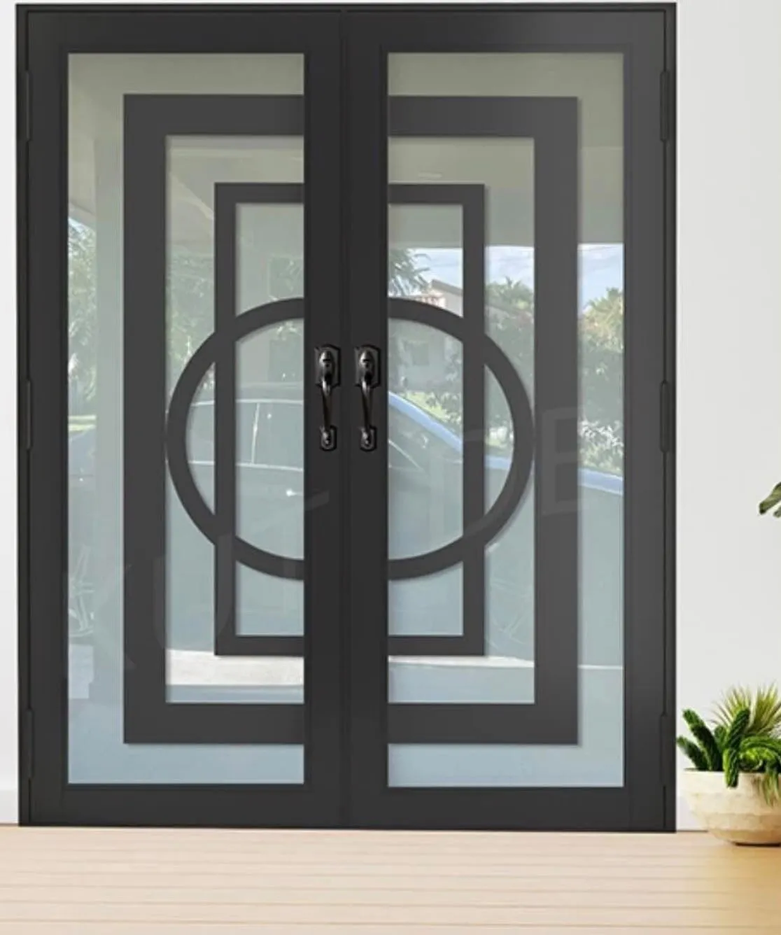Puerta de impacto moderna