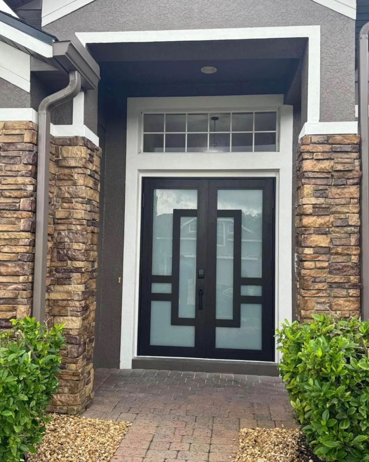 Puerta exterior de lujo